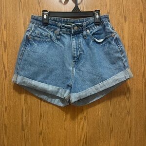 Wild Fable Blue Jean Shorts High-Waisted Cut-Off